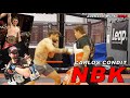 Carlos Condit and Six Gun Gibson killing the mitts