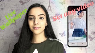 How To Set A Video As A Lockscreen / Easy Live Wallpaper Tutorial Tiktok