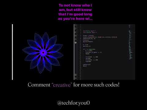 Watch Python Turn Code Into Art!✨