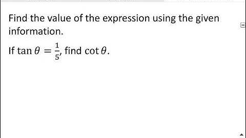 Pre-Calculus Chapter 5 Test Review