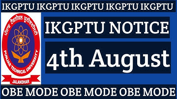 IKGPTU NOTICE-4th August