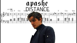 Apashe - Distance (Piano Cover & Sheet Music)