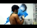 sky Planet art in kids room fantasy SPRAY paint PLANET ARTwrk done..in KIDUZZ Ernakulam