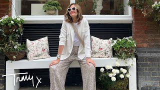 OOTD: How To Style Sequin Trousers | Fashion Haul | Trinny