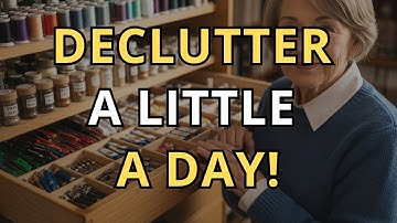 Declutter A Little A Daym- Minimalist Living in 2025!
