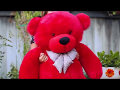 Rare true red teddy bear from giant teddy brand bitsy cuddles sizes 4ft tall