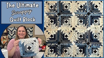 Easy Scrappy Quilt Block Anyone Can Make