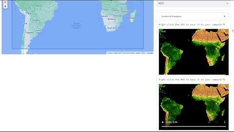 Exporting satellite timelapse in both GIF and MP4 formats