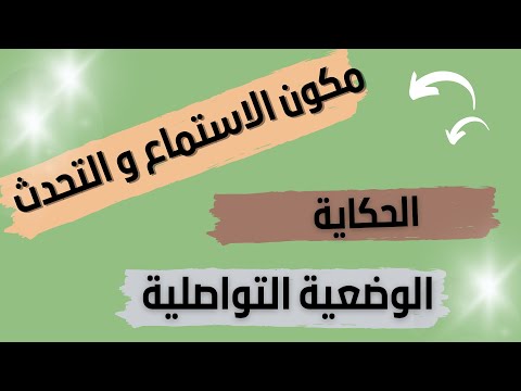 منهجية تدريس مكون الاستماع و التحدث للسنة الأولى ابتدائي
