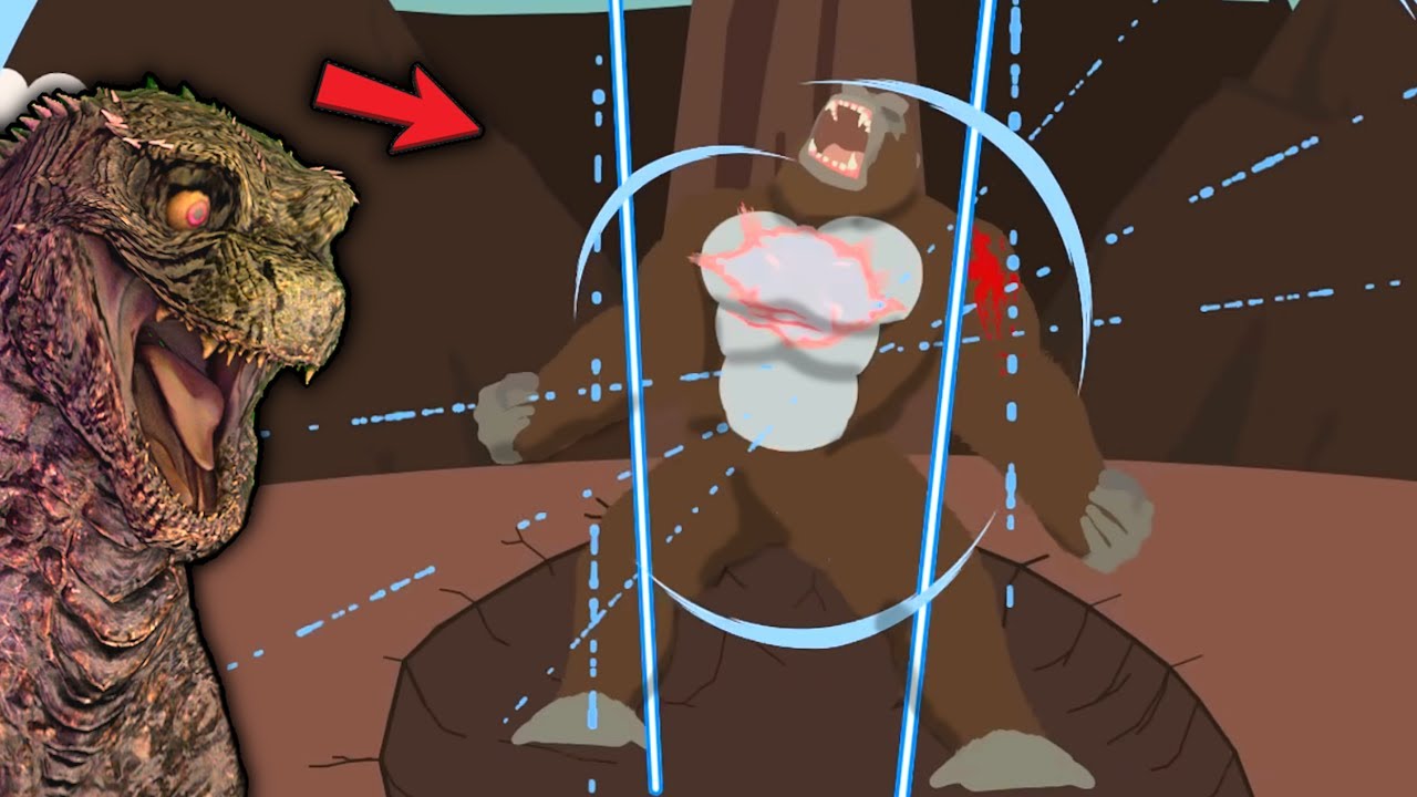 Годзилла не имеет ни единого шанса против этого КОНГА.