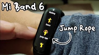 MI BAND 6: Jump Rope Workout testing ~