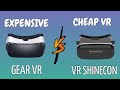 CHEAP Vs EXPENSIVE VR Headset | Gear VR vs VR Shinecon