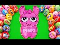Satisfying ASMR | How to make Pinki Sprunki Slime Bathtub by Mixing Paw Patrol CLAY Mystery Eggs