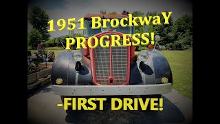 1951 Brockway Rescue Part 4 - FIRST DRIVE! But will we make it back?