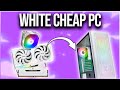 BEST All White Theme $600 Budget GAMING PC Build in 2023