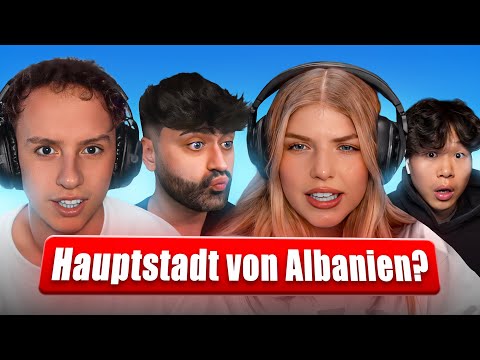 STREAMER vs QUIZ DUELL😂 mit Hugo, Fibii, Gambo & Huytastic