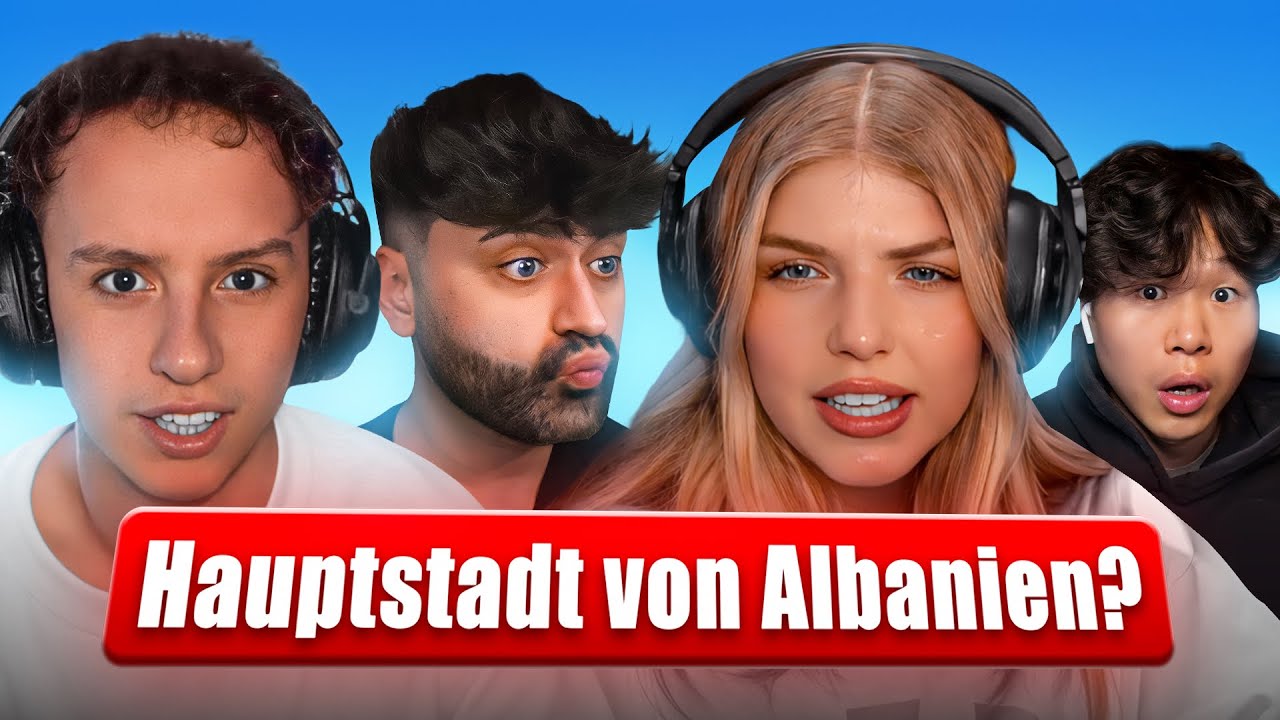 STREAMER vs QUIZ DUELL😂 mit Hugo, Fibii, Gambo und Huytastic