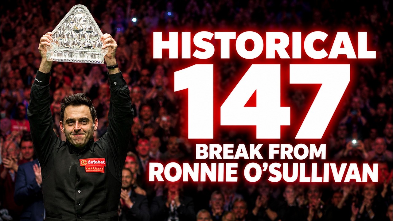This 147 break by Ronnie O’Sullivan shocked the whole world!