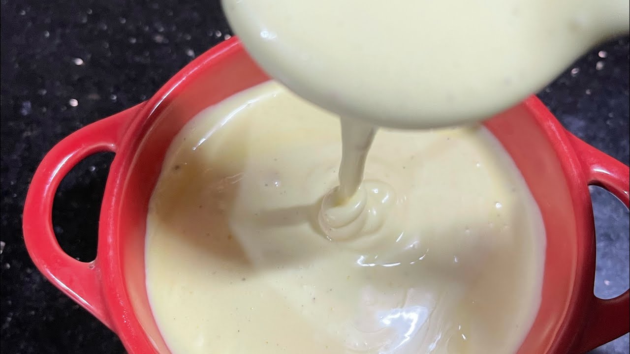 Homemade mayonnaise recipe How to make mayonnaise at home Creamy