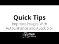 Improve Images With AutoEnhance and AutoColor
