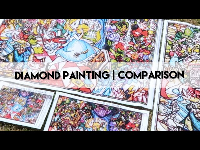 Diamond Painting - What Size?  Completed Alice in Wonderland