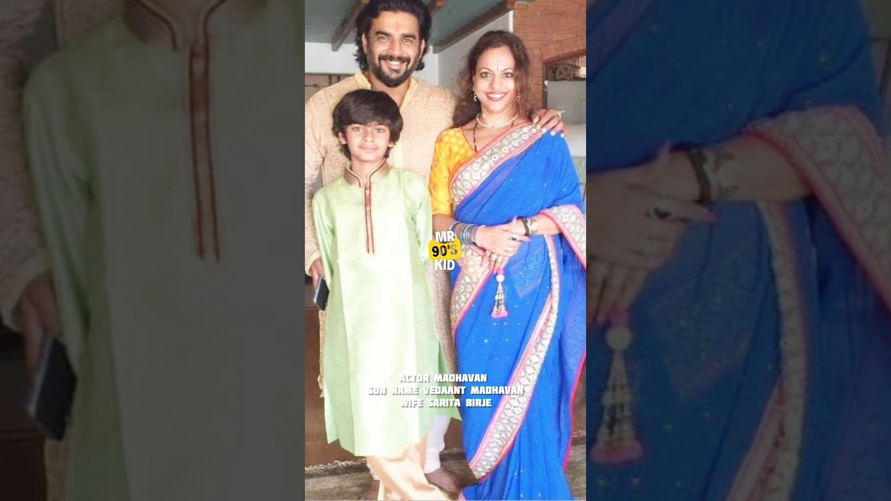 Actor Madhavan Family photoshoot 