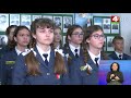 Более полусотни школьников Гродно получили кадетские погоны