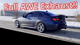 BMW 340i Full AWE Exhaust and CTS Downpipe