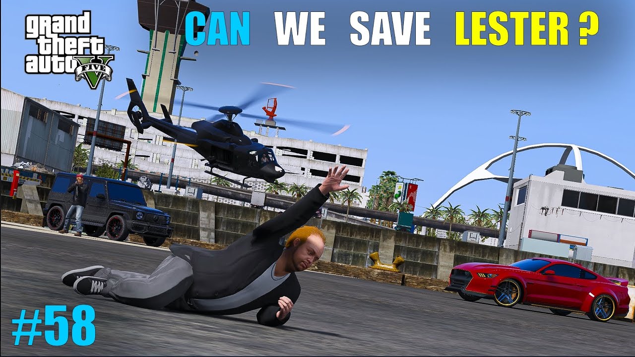 CAN WE SAVE LESTER FROM DRAGONS | GTA V GAMEPLAY | EPISODE#58 