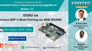 Technical Session-7.2:  eLinux BSP U-Boot Porting on ARM Processors Boards