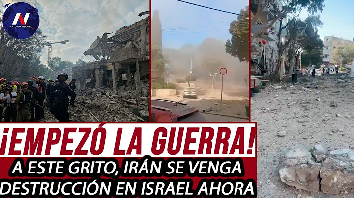AHORA: ¡Irán está atacando a Israel! Hay impacto y destrucción. ¡Empezó la guerra!, asegura Guardia