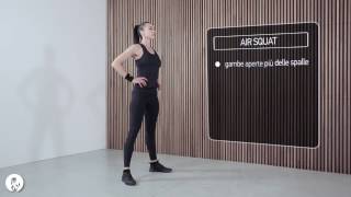 AIR SQUAT tutorial by Veronica Tudor