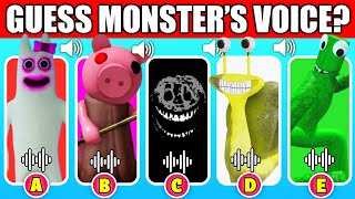 IMPOSSIBLE GUESS THE VOICE THE MONSTER #3 (Garten of BanBan 3, Roblox Doors FLOOR 2 & ROBLOX OBBYS)