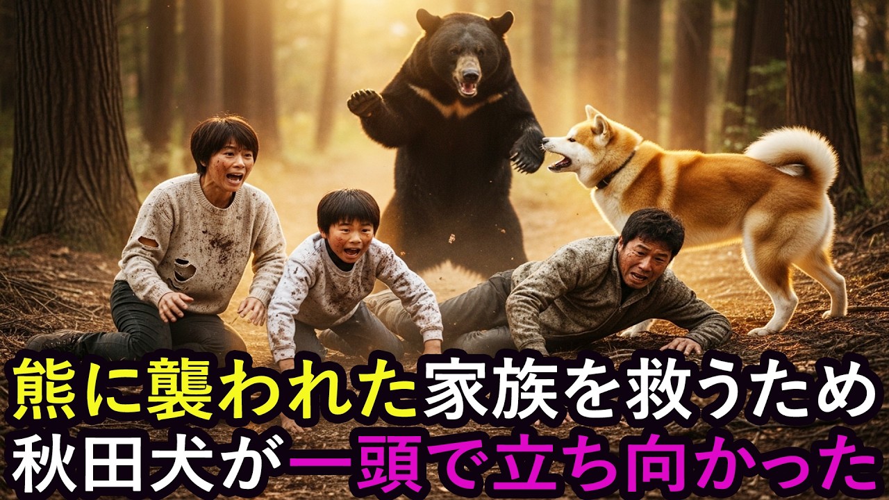 熊に襲われた家族、秋田犬が一頭で立ち向かった―発見された時、まだ熊を威嚇し続けていた