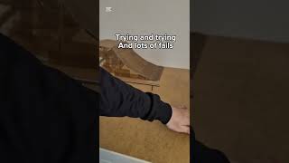 day1 of trying to do a kickflip #techdeck #fingerboarding #fingerboard #kickflip #fails #practice