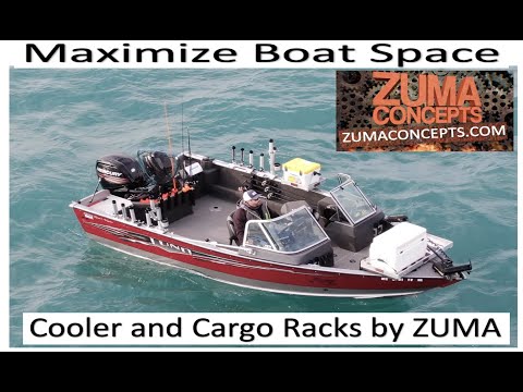 Boat Cooler and Cargo Rack, Bait Box, Fish Cooler 