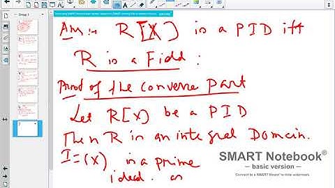 MA415, Lecture No  29 (Relations among ED, PID and UFD) by Tapas Chatterjee, IIT Ropar