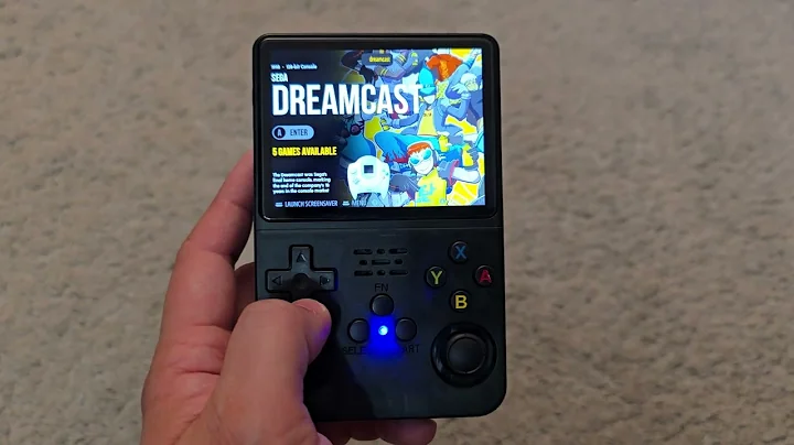 R36S Console Game Unboxing