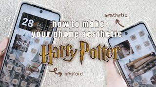 🪄 how to make your phone aesthetic - harry potter theme screenshot 3