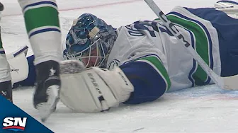 Canucks' Thatcher Demko Absolutely Robs Leon Draisaitl At The Doorstep