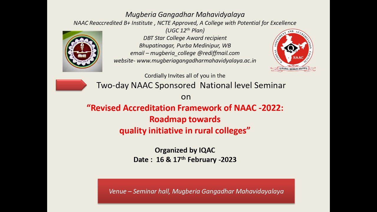 Day 2 NAAC Sponsored Seminar - YouTube