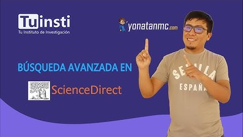 BÚSQUEDA AVANZADA DE SCIENCE DIRECT | TUINSTI