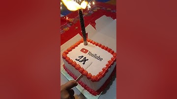 1k subscriber celebration YouTube cake