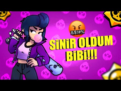 SİNİR OLDUM SANA BİBİ!!! - Brawl Stars 1V1 izle