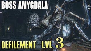 Bloodborne - BOSS Amygdala Strategy (Cursed Pthumerian Labyrinth LVL 3) Gameplay 1080p PS4