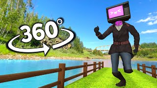 360 TV Woman Chases You But it's 360 degree video