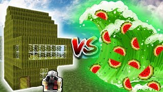 THỬ THÁCH SÓNG THẦN DƯA HẤU VÀ TÌM KIM CƯƠNG TRONG MCPE | Thử Thách SlenderMan