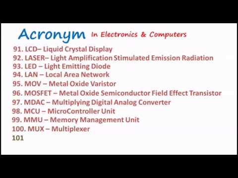 Electronics & Computers Acronym