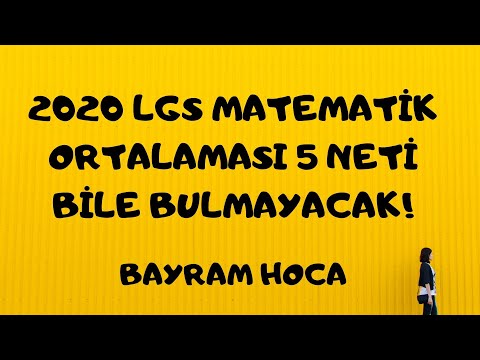 LGS MATEMATİK NETİ
