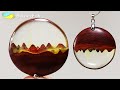 Necklace Pendants from Wood and Resin / Resin Jewelry